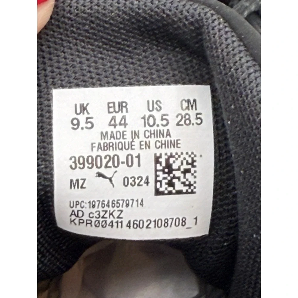 Puma Caven 2.0 Mid Buck Mix Sneaker, Men's 10.5, EU 44, Black Gray,#399020-01